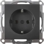 Merten Stopcontact | | System M (Inbouw, Randaarde, Antraciet)
