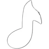 Orion Stalen koekjesvormpje (nutka) 7 cm