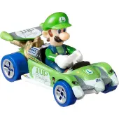 Hot Wheels Mario Kart MarioKart Luigi and Cricuit Special, Racewagen, 3 jaar, Metaal, Kunststof, Meerkleurig