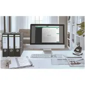 Leitz WOW Tabblad 1-5 tabs herbruikbaar A4 formaat Zwart/Wit