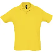 Sols Heren Zomer II Pique Poloshirt met korte mouwen (Goud)