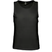 Sols Heren Justin Mouwloze Tank / Vest Top (Diep zwart)