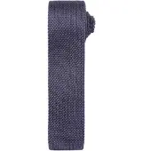 Premier Heren Slanke structuur gebreid effect stropdas (Staal)