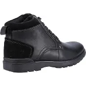 Hush puppies Heren Dean Leren Laarzen (Zwart)