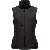Regatta - Dames Flux Softshell Bodywarmer (Waterafstotend & Windbestendig) (Zwart)