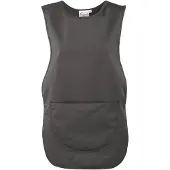 Premier Dames / Dames Pocket Tabard / Werkkleding (Pakket van 2) (Donkergrijs)