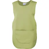 Premier Dames / Dames Pocket Tabard / Werkkleding (Pakket van 2) (Kalk)