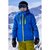 Mountain Warehouse Slalom Extreme Waterdichte Ski-jas voor kinderen/Kinderen (Kobalt)