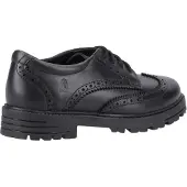 Hush puppies Meisjes Maxine Leren Schoolschoenen (Zwart)
