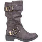 Rocket dog Dames/dames Trumble Faux Leather Biker Laarzen (Bruin)