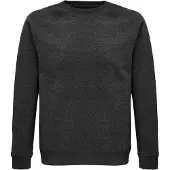 Sols Unisex Adult Space Organic Raglan Sweatshirt (Houtskool mergel)
