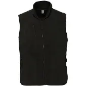 Sols Noorwegen Unisex Anti-Pill Fleece Bodywarmer / Gilet (Zwart)