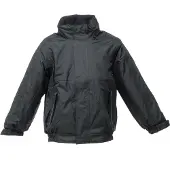 Regatta Kinderen/kinderen Waterdicht Windproof Dover-jasje (Zwart/Ash)