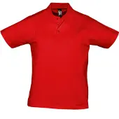 Sols Heren Prescott Jersey Poloshirt met korte mouwen (Rood)