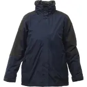 Regatta - Dames Defender III 3-In-1 Jas (Waterdicht & Winddicht) (Navy/Zwart)