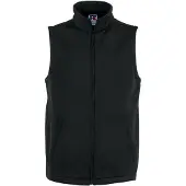 Russell athletic Russell Heren Slim Softshell Gilet (Zwart)