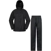 Mountain Warehouse Dames/Dames Pakka Jas en Broek Set (Zwart)