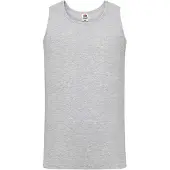 Fruit Of The Loom Heren sportvest top (Heide Grijs)