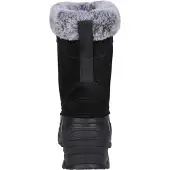 Mountain Warehouse Dames Snowdrift Suède Faux Bont Gevoerde Sneeuwlaarzen (Zwart)