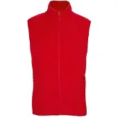 Sols Uniseks Microfleece gerecyclede bodywarmer voor volwassenen (Rood)