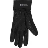 Mountain Warehouse Unisex Volwassen Grippi Fleece Gevoerde Actieve Fietshandschoenen (Zwart)
