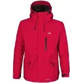 Trespass - Heren Corvo Waterbestendige Jas met Capuchon (Rood)