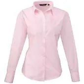 Premier Dames/Dames Shirt Met Lange Mouwen (Roze)