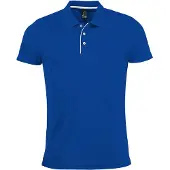 Sols Heren Performer korte mouw Pique Polo Shirt (Koningsblauw)