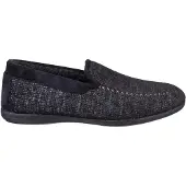 Cotswold Heren Stanley Moc Teen Volledige Slipper (Zwart)