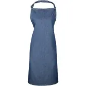 Premier Dames/Dames Kleuren Bipschort Met Zak / Werkkleding (Indigo Denim)