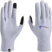 Nike Heren Pacer Lichte Hardloop Handschoenen (Wit)