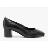 Hush puppies Dames/Dames Anna Leren Hofschoen (Zwart)
