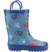 Cotswold Kinder/Kinder Puddle Robot Wellington Laarzen (Blauw)