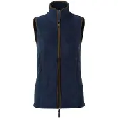 Premier Dames/dames Artisan Fleece Gilet (Marine / Bruin)