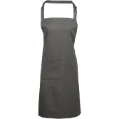 Premier Dames/Dames Kleuren Bipschort Met Zak / Werkkleding (Donkergrijs)