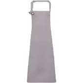 Premier Unisex Calibre Heavy Cotton Canvas Bib Apron (Zilver)