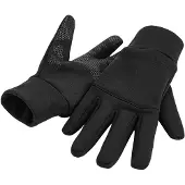 Beechfield Softshell Sporthandschoenen voor volwassenen van Unisex (Zwart)