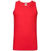 Fruit Of The Loom Heren sportvest top (Rood)