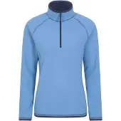 Mountain Warehouse Dames/Dames Montana Half Zip Fleece Top (Donkerblauw)