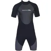 Trespass Scuba Heren Kort Wetsuit (Zwart)