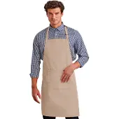 Premier Dames/Dames Kleuren Bipschort Met Zak / Werkkleding (Latte)