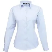 Premier Dames/Dames Shirt Met Lange Mouwen (Lichtblauw)