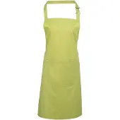 Premier Dames/Dames Kleuren Bipschort Met Zak / Werkkleding (Kalk)
