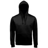 Sols Unisex Volwassenen Spencer Hooded Sweatshirt (Zwart)