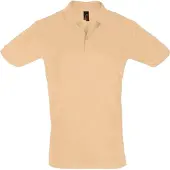 Sols Heren Perfect Pique Korte Mouw Poloshirt (Zand)