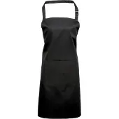 Premier Dames/Dames Kleuren Bipschort Met Zak / Werkkleding (Pakket van 2) (Zwart)