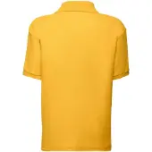 Fruit Of The Loom Kinder/Kinder 65/35 Effen Piqué Poloshirt (Zonnebloem)