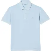 Lacoste Unisex Klassiek poloshirt voor volwassenen Natural Dyed (Blauw)