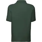 Fruit Of The Loom Kinder/Kinder 65/35 Effen Piqué Poloshirt (Fles groen)