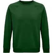 Sols Unisex Adult Space Organic Raglan Sweatshirt (Fles groen)